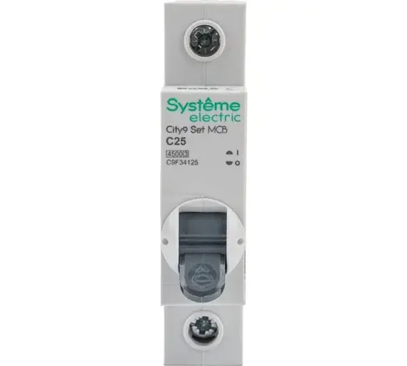 Автомат Systeme Electric City9 Set 1П 25А-С 4,5кА 37780