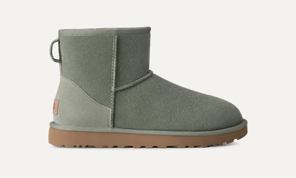 UGG Угги Classic Mini, бледно-зеленый