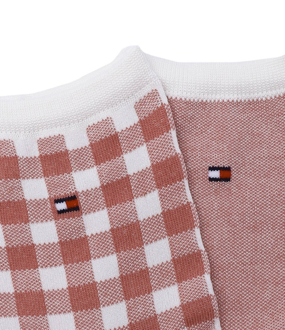 Носки 2 пары BIRDSEYE GINGHAM Tommy Hilfiger - розовый(701227305)