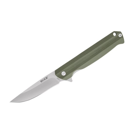 Складной нож BUCK 0251GRS Langford c клинком из стали 7Cr17MoV, рукоять G10
