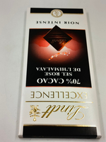 Lindt Excellence темный шоколад 70% гималайской розовой солью, 100 г (Франция)