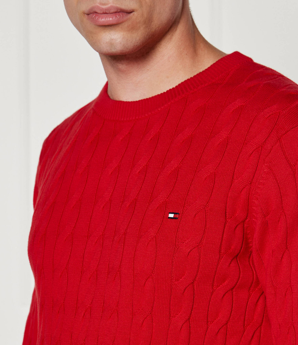 Свитер CLASSIC CABLE Tommy Hilfiger - красный(MW0MW33132)