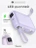 Внешний аккумулятор Gurdini Flow Power (CCC) 10000 mAh 20W ( built-in cables) USB-C/Lightning Light Purple