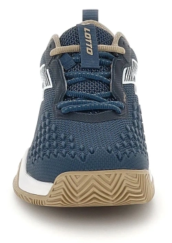 Теннисные кроссовки Lotto Raptor Hyperpulse 100 III Clay - indigo blue/all white/irish beige