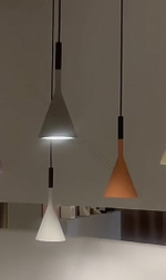 Pendant design lamp Aplomb by Foscarini (Brown)