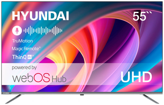 ЖК телевизор Hyundai H-LED55BU7100(UHD Smart,metal frameless)
