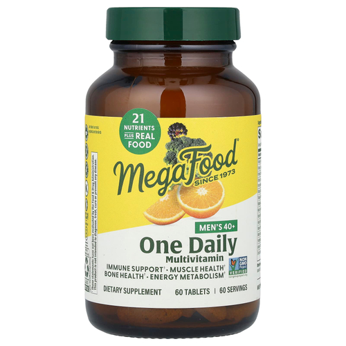 MegaFood, Мультивитамины для мужчин старше 40 лет, 60 таблеток