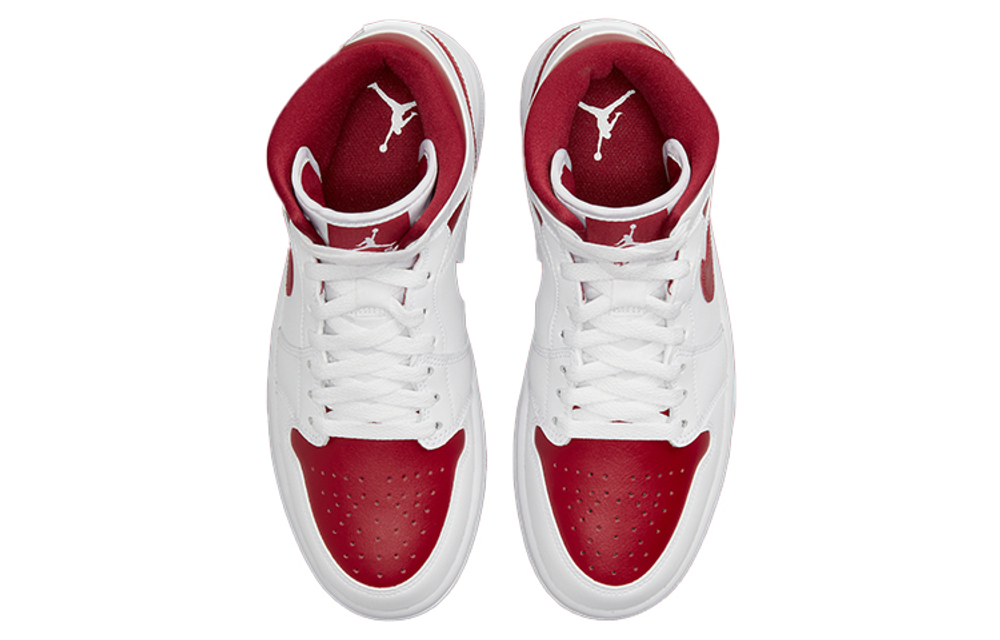 Air Jordan 1 Mid 'White Pomegranate' Women's