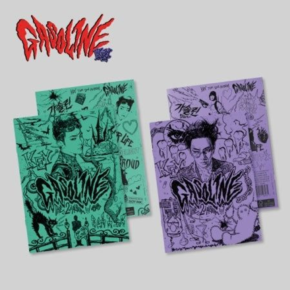 Альбом Key (Shinee) - Gasoline 2nd Album BOOKLET Version RANDOM Cover