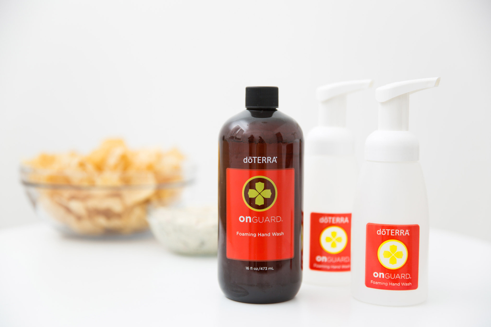 Жидкое мыло для рук doTERRA «On Guard», 473 мл + диспенсер белый