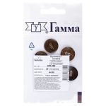 Пуговицы из кокоса 2 прокола 28L=18 мм, 4 шт, №300 коричневый, Gamma WB-086