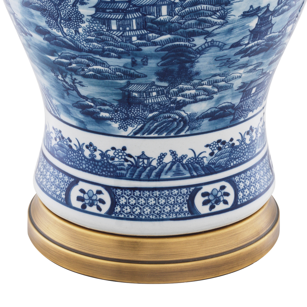 Настольная лампа Chinese Blue Eichholtz