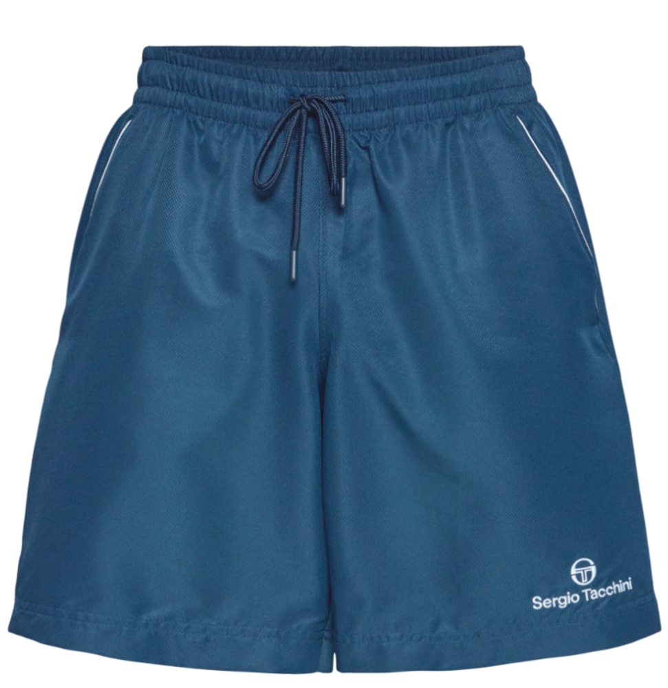 Мужские теннисные шорты Sergio Tacchini Rob 24 - синий/белый