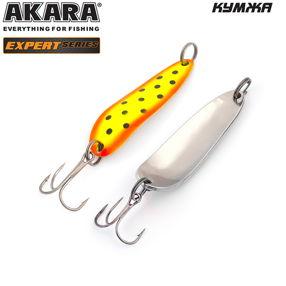 Блесна колеб. Akara Expert Кумжа 65 мм 16 гр. 9/SIL