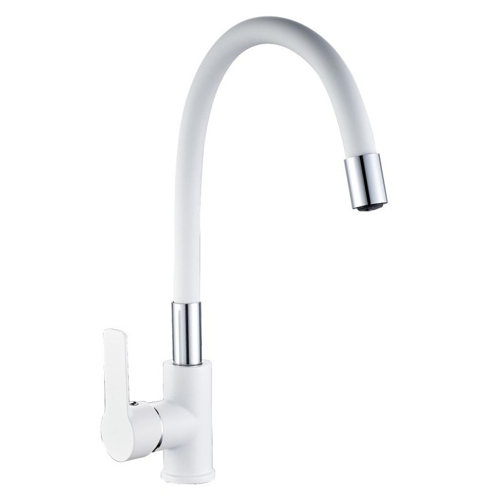 Смеситель для кухни Haiba HB 70113-8 белый