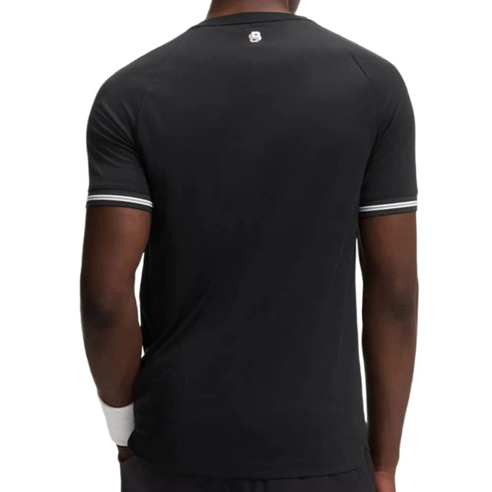 Мужская теннисная футболка BOSS TOC Serve 2 - black