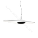 Pendant design lamp  Soleil Noir by Luceplan (White)