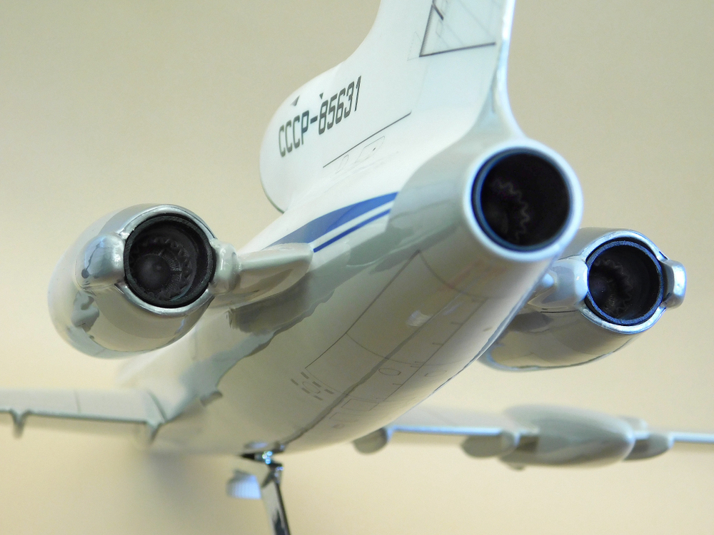 Модель самолета Ту-154М (М1:72, Аэрофлот СССР-85631)