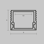 Профиль Led Strip 631002