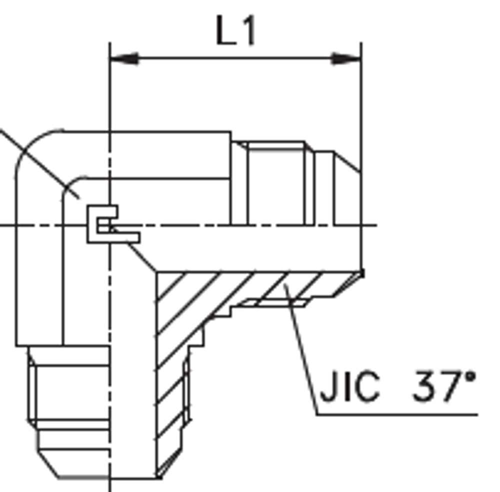 Соединение P90 JIC 3/4