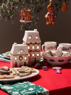 Домик с подсветкой Olgod из коллекции New Year Essential, 22см