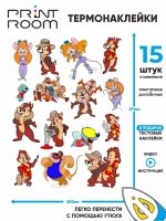 Термонаклейка на одежду Чип и Дейл