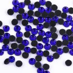Стразы клеевые акрил 2.7-2.9 мм, 144 шт, 013 синий (sapphire), Zlatka RS/144