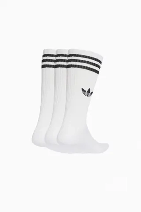 Носки adidas 3-Stripes High Crew 3 Pairs - белый