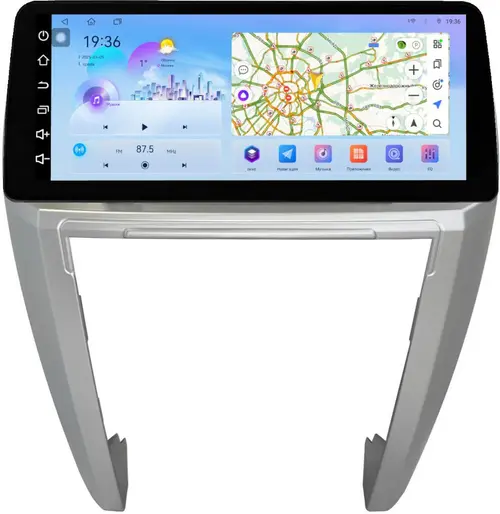 Магнитола для Land Rover Discovery 3 2005-2009 (прямые углы) - FarCar S500-TS18 монитор 12.3" 2K QLED на Android 14, Быстрая, CarPlay, 4G SIM-слот