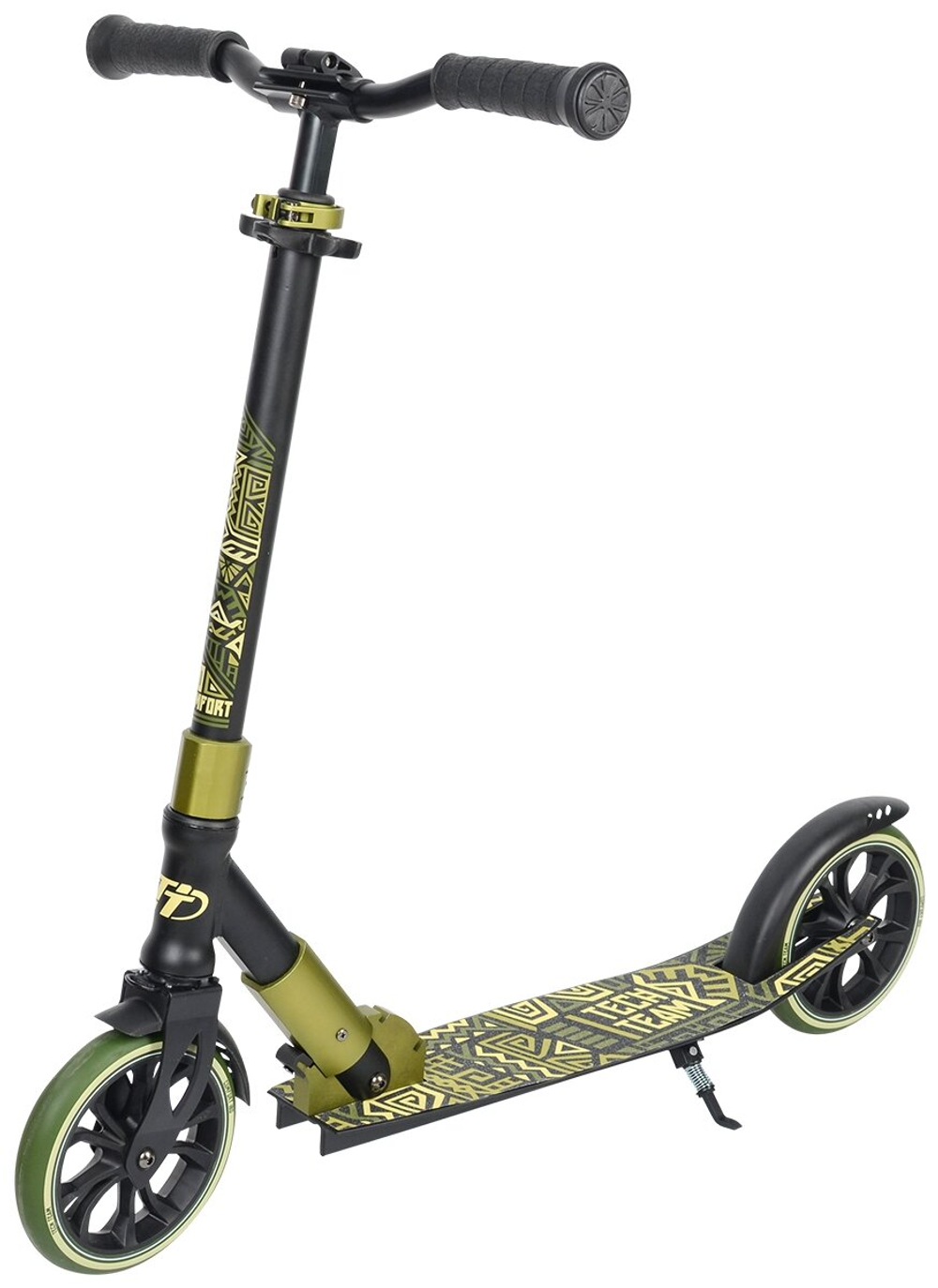 Детский городской самокат TechTeam Comfort 180R 2021, green
