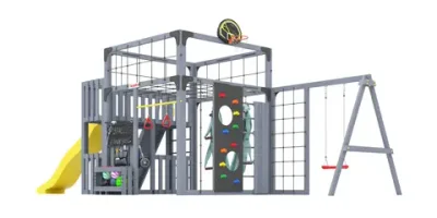 Детская игровая площадка Савушка КУБ-8 с гамаком для йоги