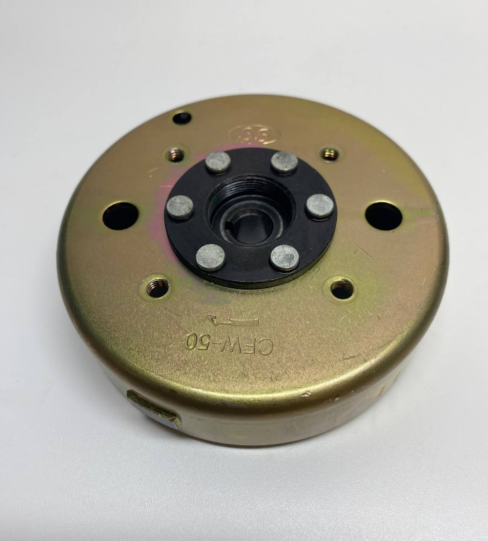 Ротор генератора (магнит) двигатель LJ139QMB колесная база 12"