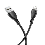 Кабель Borofone BX51 USB-Lightning 2.4А 1м PVC Black