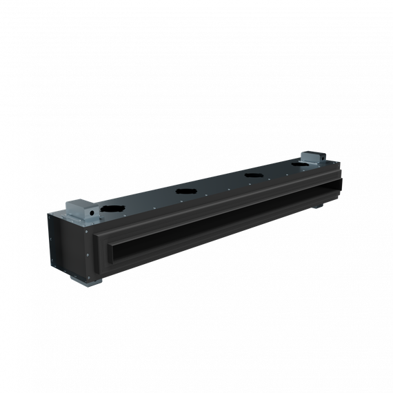 Flexag SH-1-1000-25-B щелевой диффузор с КСД под гипсокартон, черный