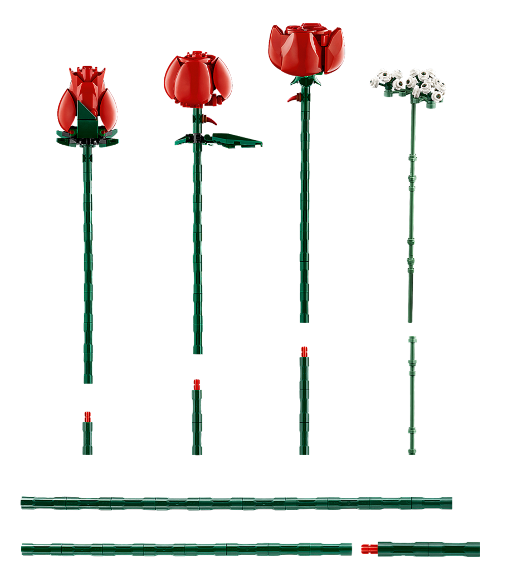 Конструктор Лего Айконс Букет роз | LEGO Icons Bouquet of Roses 10328 - 822 детали (18+)
