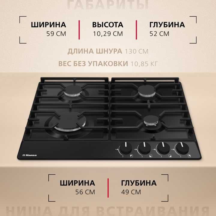 Газовая панель Hansa BHGS630301