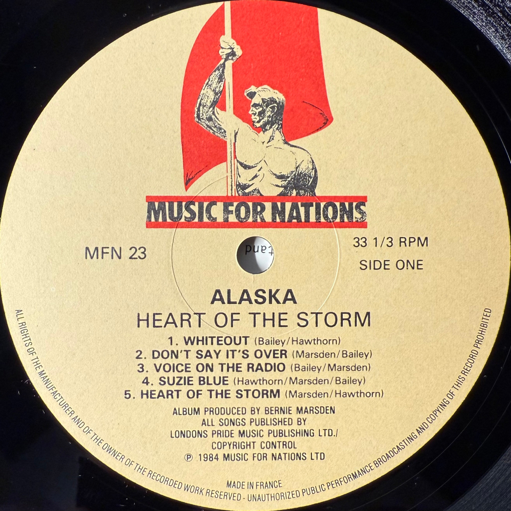 Alaska - Heart Of The Storm (Франция 1984г.)