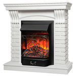Каминокомплект Real Flame Jazz WT с очагом Majestic Lux Black RC
