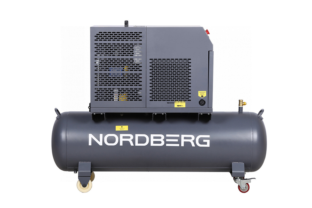 NORDBERG (NCF5R) Компрессор винтовой, 4 кВт, 10 бар, 450 л/мин, ресивер 180 л