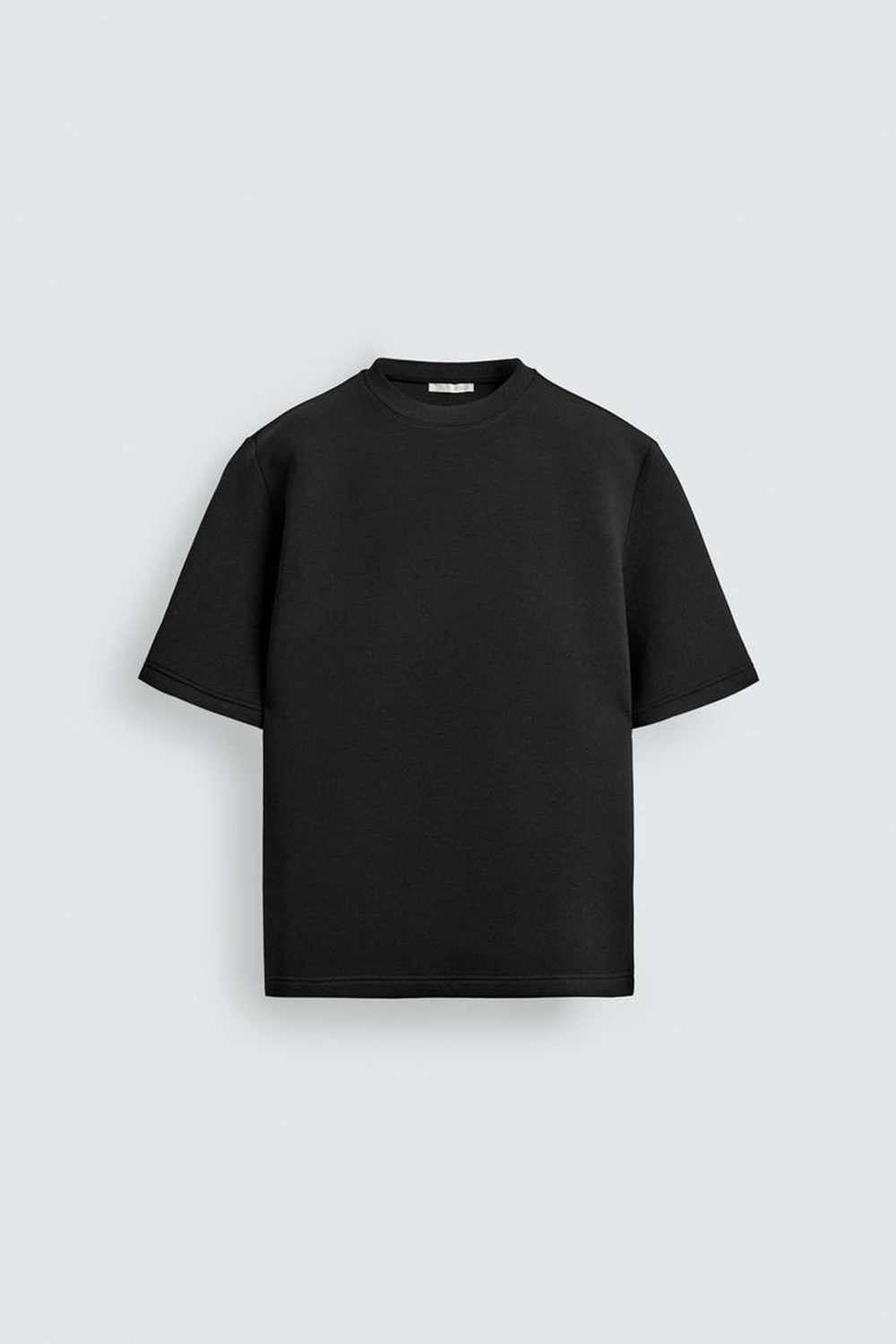 ZARA ТОЛСТОВКА СВОБОДНОГО КРОЯ ИЗ ВЫСОКОТЕХНОЛОГИЧНОЙ ТКАНИ, ЧЕРНЫЙ