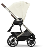 Коляска Cybex Talos S Lux TPE complete Aton S2 Lava Grey Base One 4 в 1 Seashell Beige с дождевиками