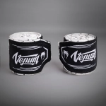 Бинты Venum Monogram White/Black 2.5м