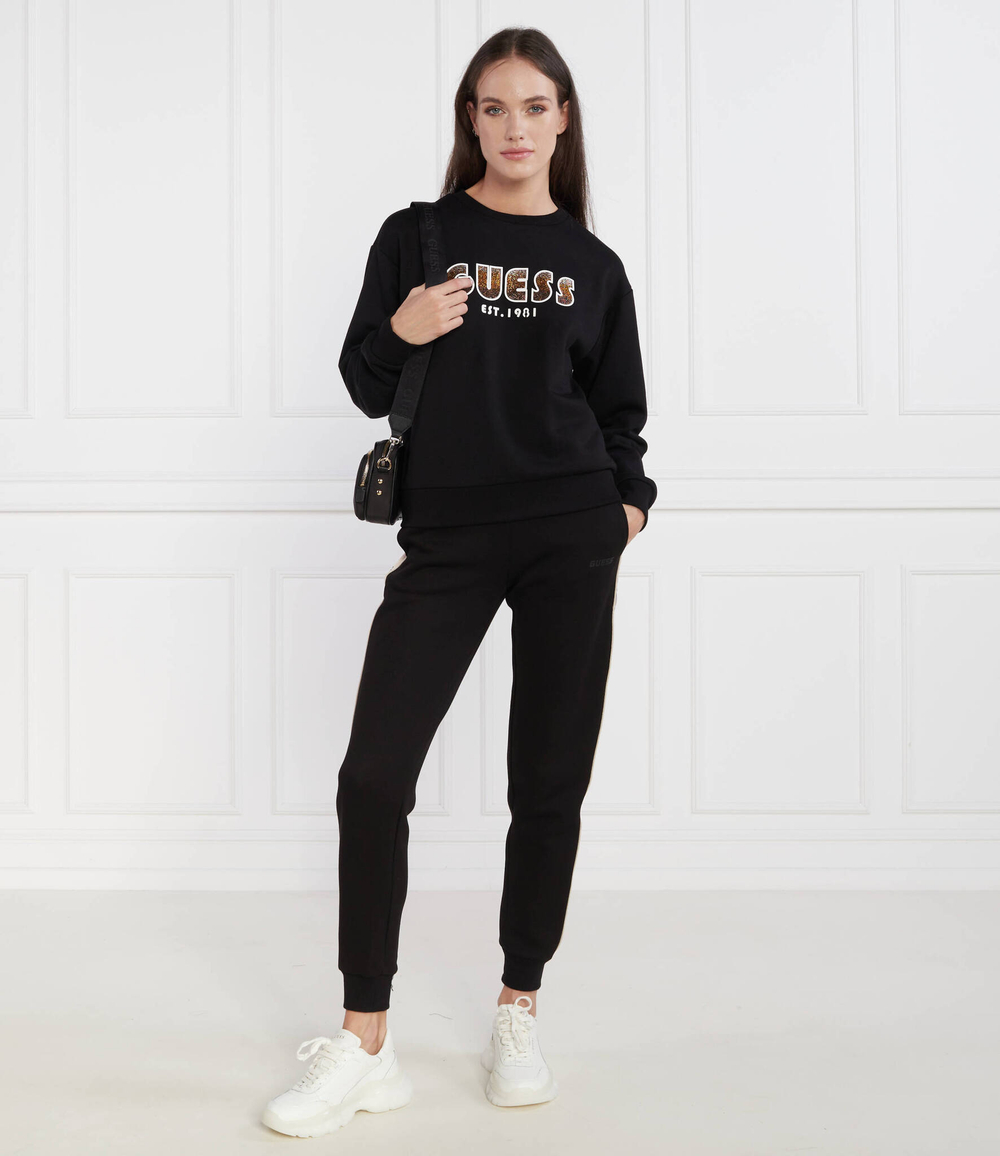 Худи CN SHADED LOGO GUESS - черный(W3YQ13 K8802)