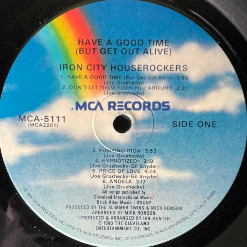Iron City Houserockers ‎– Have A Good Time (США 1980г.)
