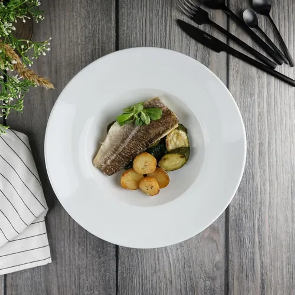 Тарелка глубокая 500 мл d 30,5 см h6,8 см белая фарфор Glory Eco P.L. Proff Cuisine [4]