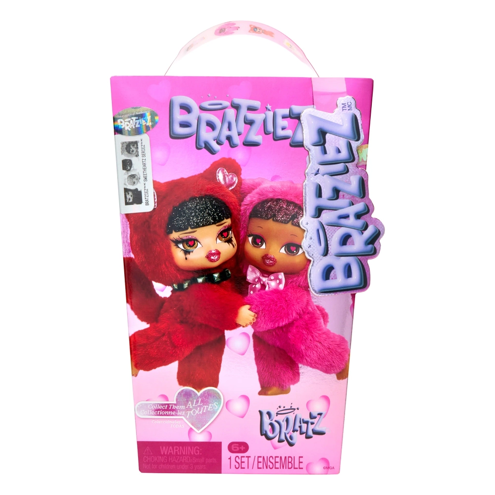 Кукла Братц Bratziez Sweetheartz Плюшевый брелок-сюрприз