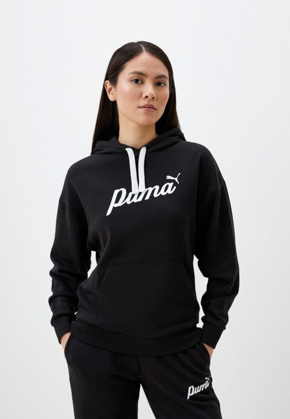 Толстовка женская PUMA ESS+ Script Hoodie TR