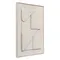 Панно декоративное с эффектом 3d minimalism triangle, 50х70 см