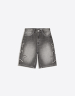 Мужские бермуды baggy fit с нашивками - BERSHKA