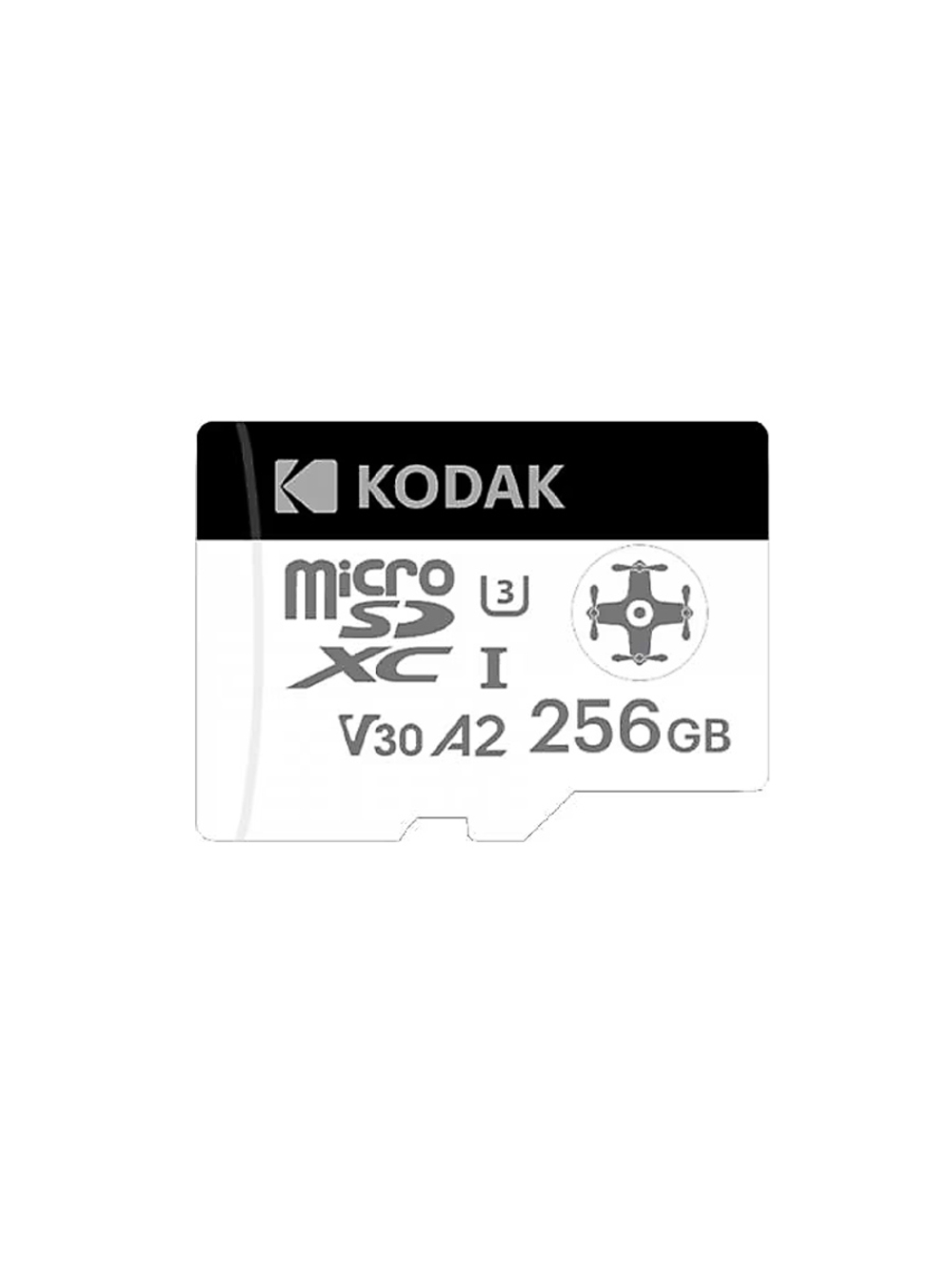 Карта памяти Kodak KU390 Drone Memory 256GB microSDXC UHS-I U3 V30 A2, R/W 160/140 МБ/с